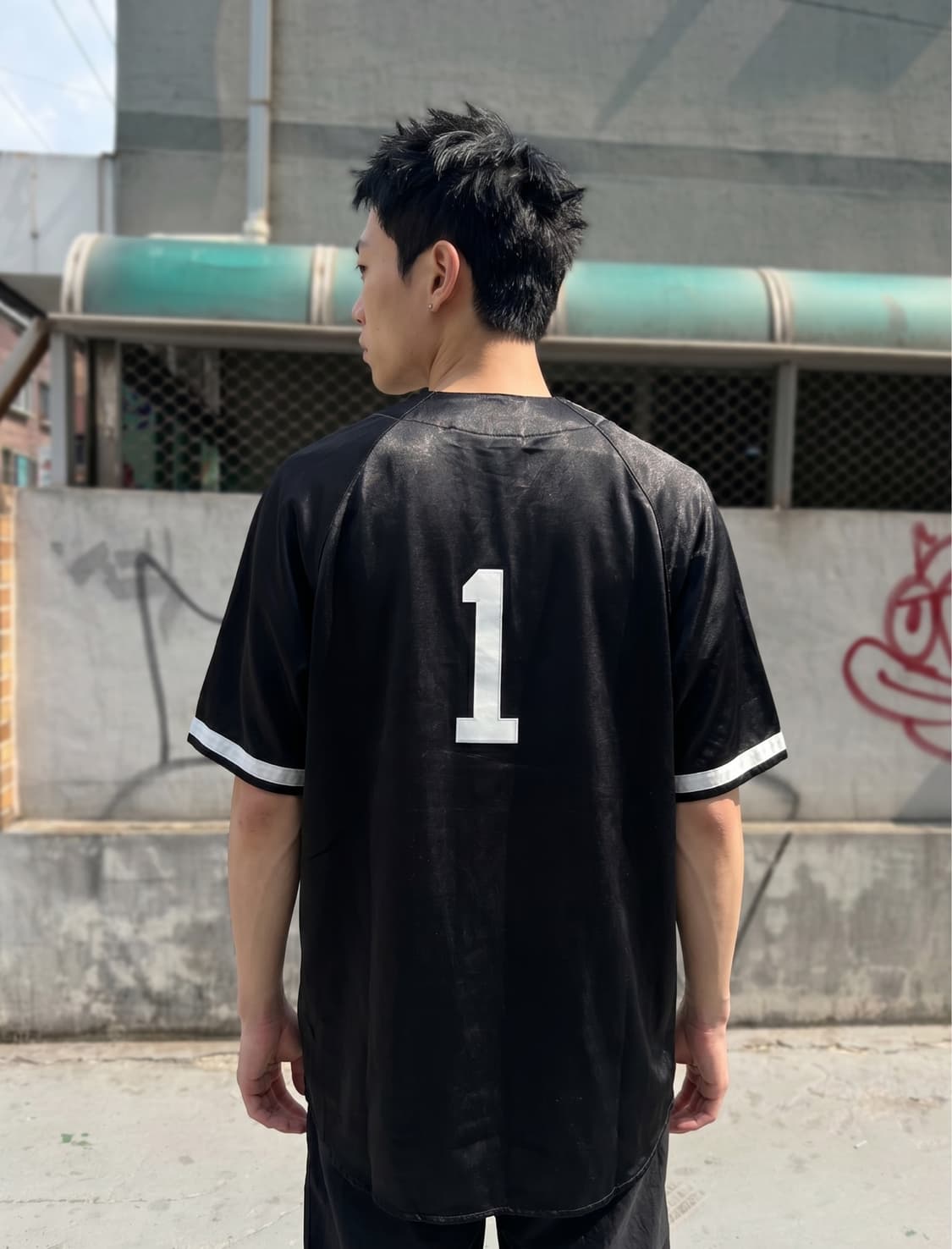 XL/ 슈프림 사틴져지 베이스볼 유니폼 져지 상품이미지2