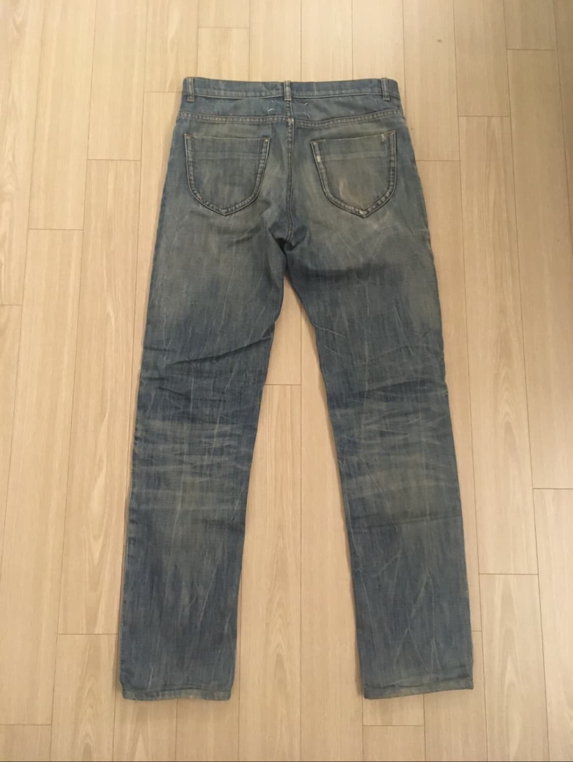 [44]Maison Margiela crush denim pants 상품이미지2