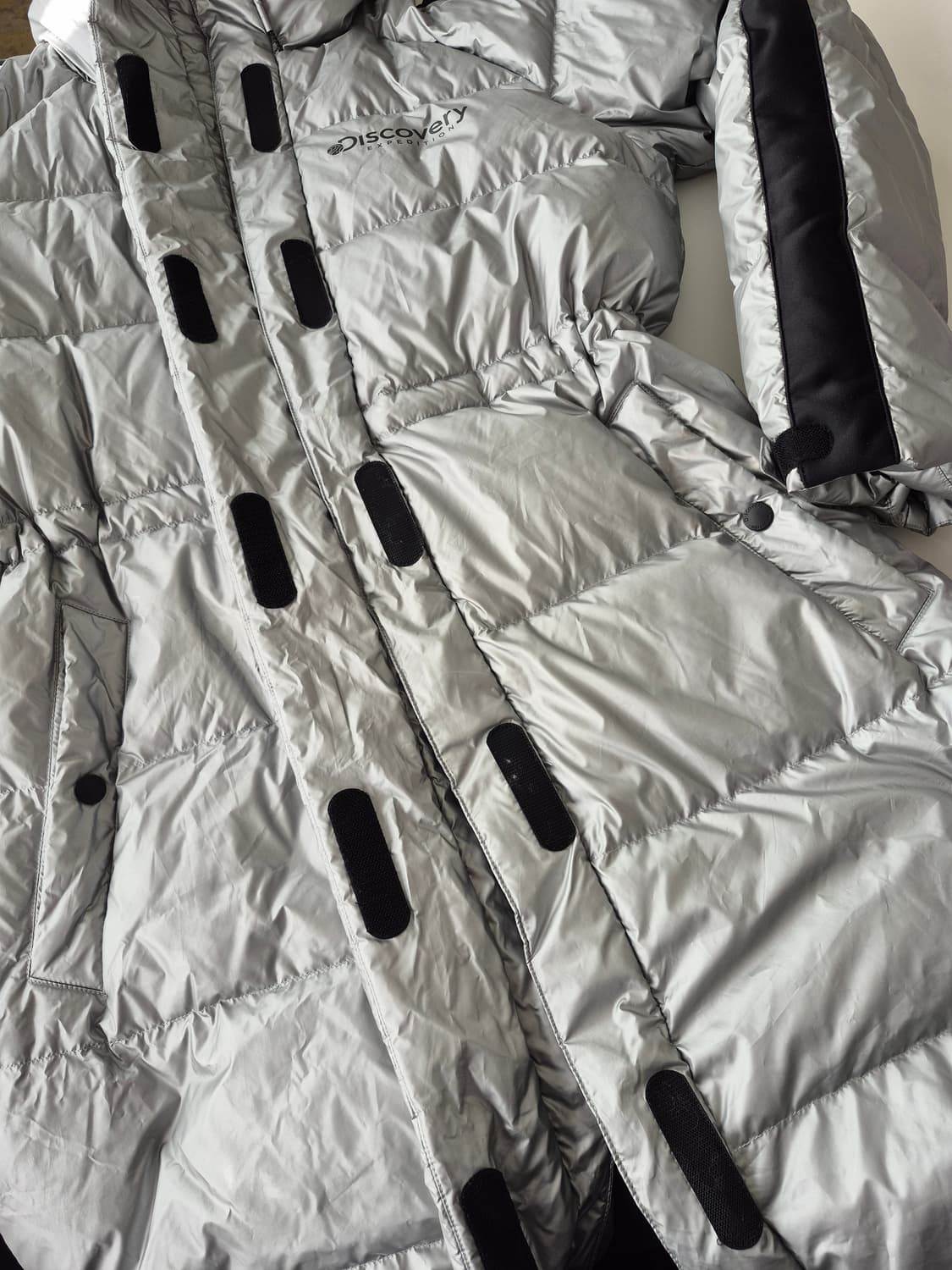 디스커버리 실버 다운롱패딩 상품이미지7