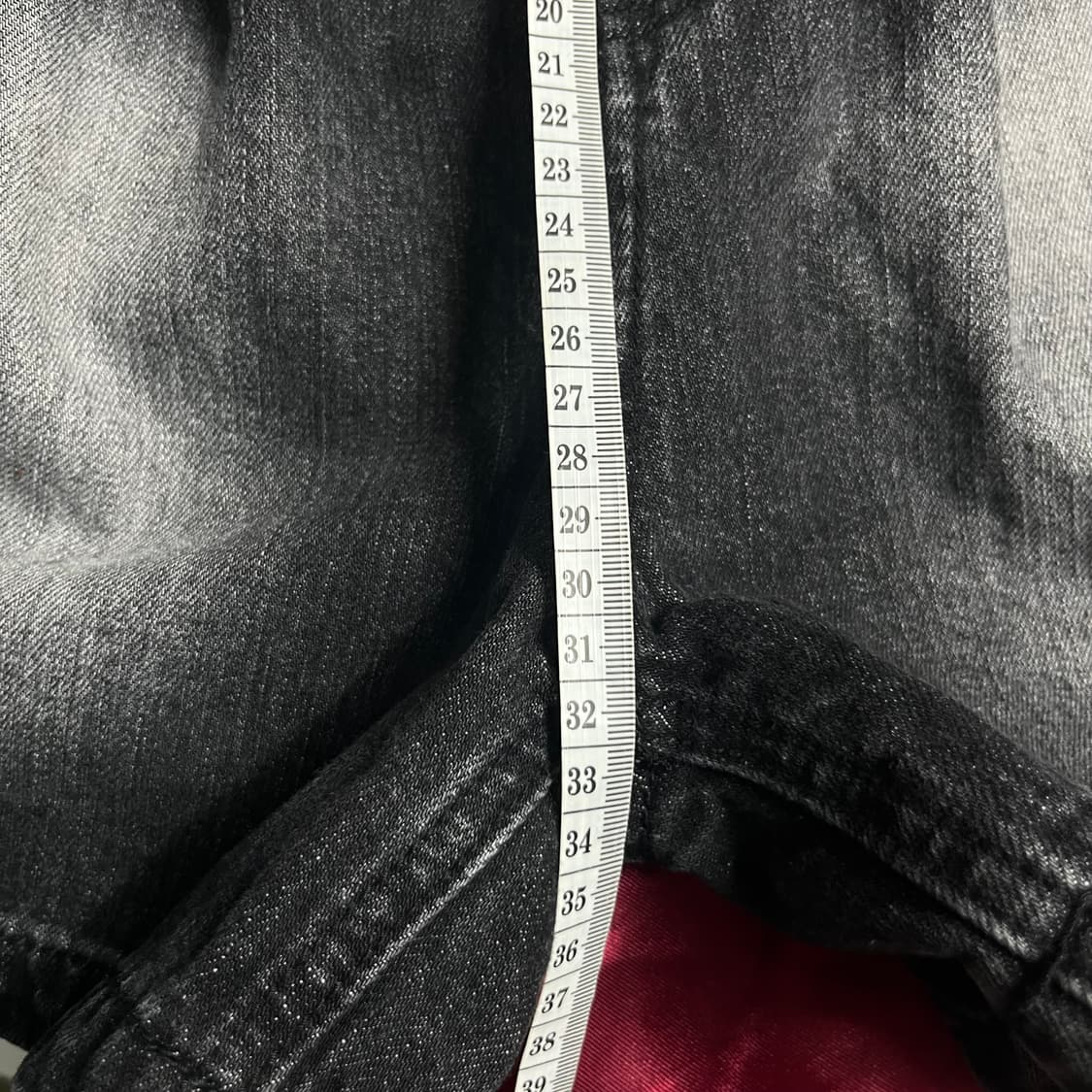 Avan 어반드레스 블랙 데님 반바지 S 상품이미지6