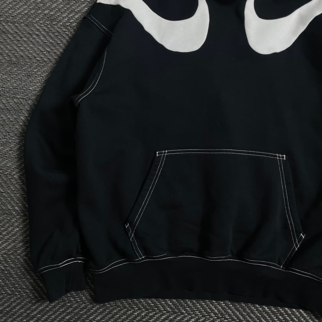 나이키 신형 더블 스우시 블랙 후드 티셔츠o 4433 상품이미지2