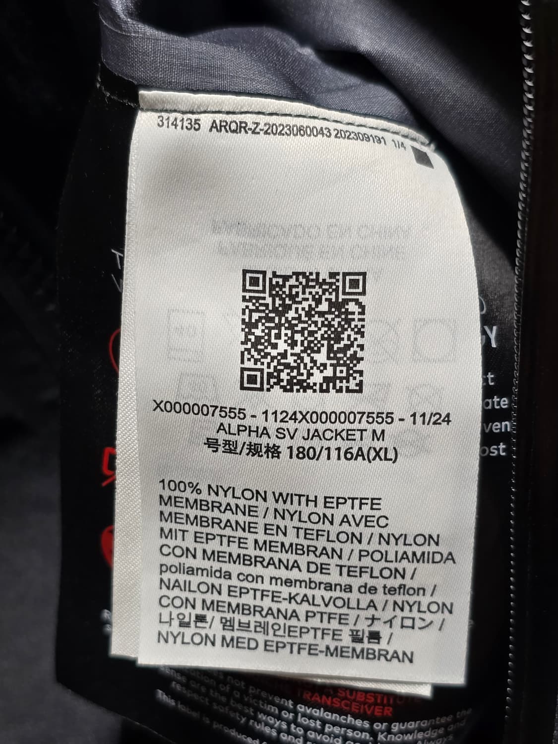 아크테릭스 알파 sv 블랙 상품이미지6