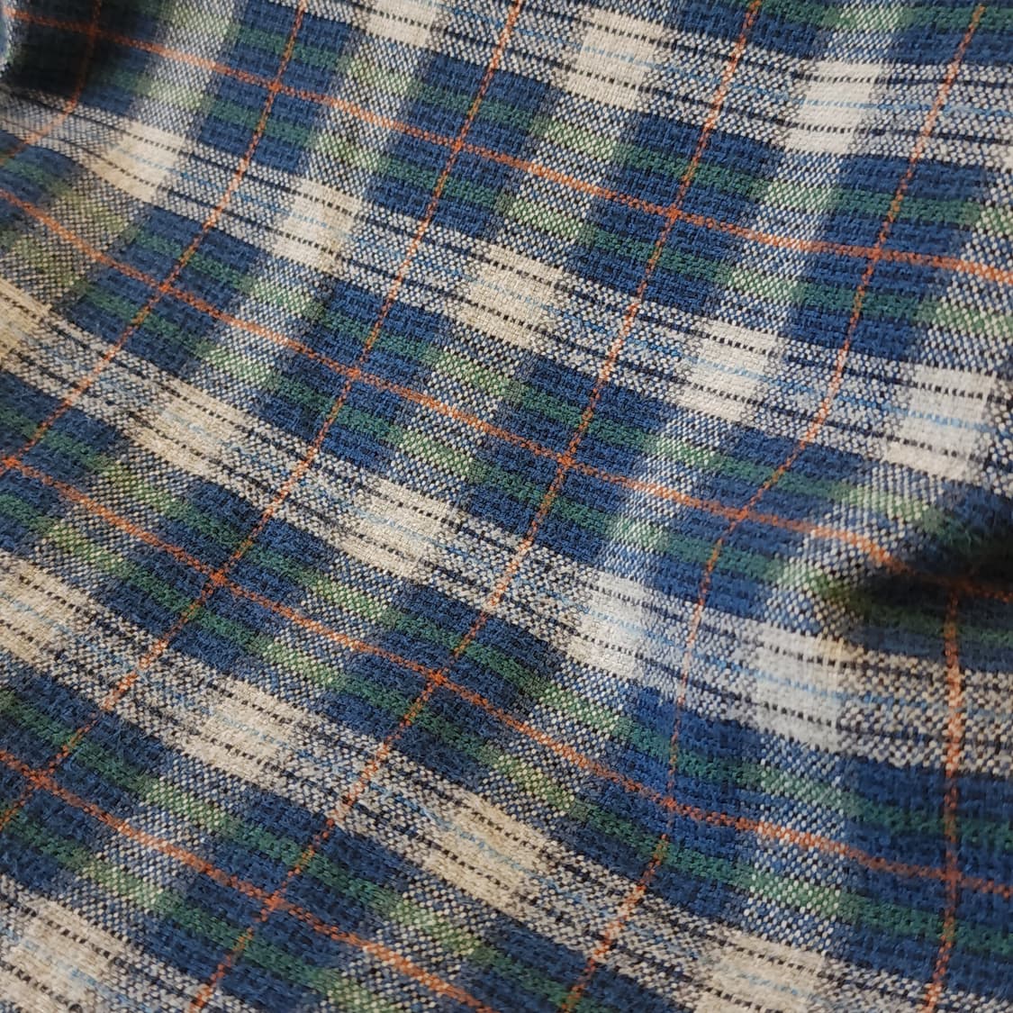 60s 프랑스 워크셔츠 플란넬 셔츠 가드너 빈티지 셔츠 롱 튜닉 셔츠 L 상품이미지8