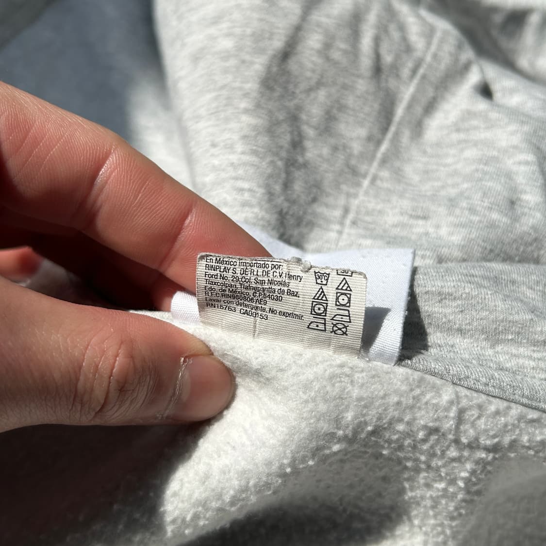 챔피온 그레이 로고 후드집업 상품이미지8