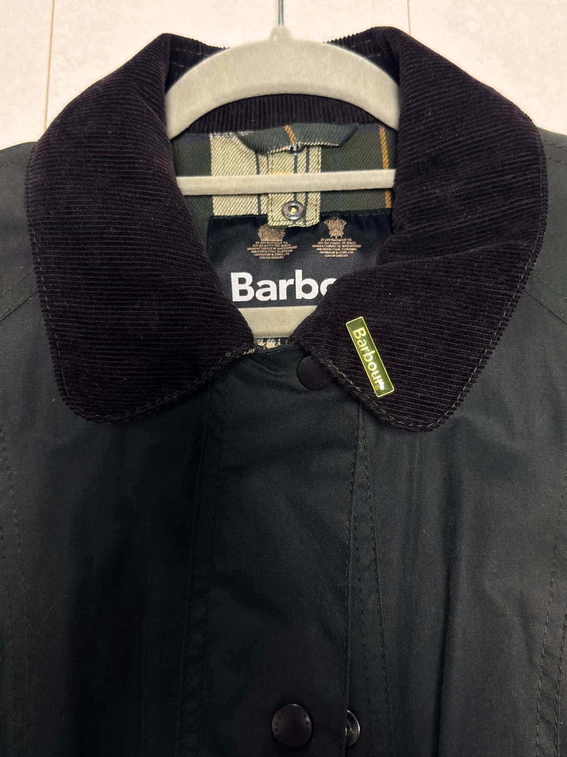 바버 비드넬 왁스자켓 여성용 66사이즈  상품이미지2