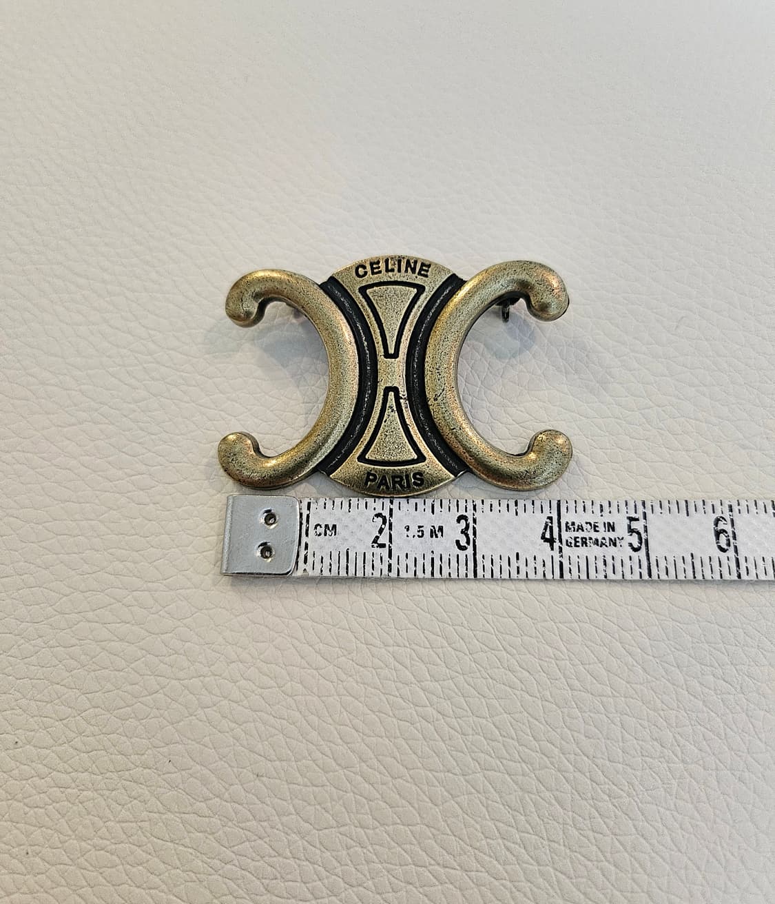 셀린느 트리오페 앤틱풍골드 브로치 업사이클링 상품이미지4
