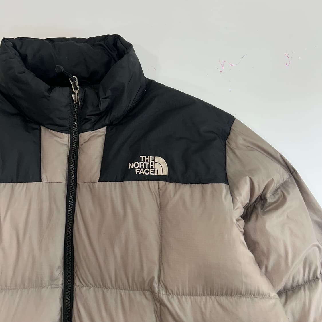 The north face 노스페이스 800 그레이베이지  패딩 상품이미지4