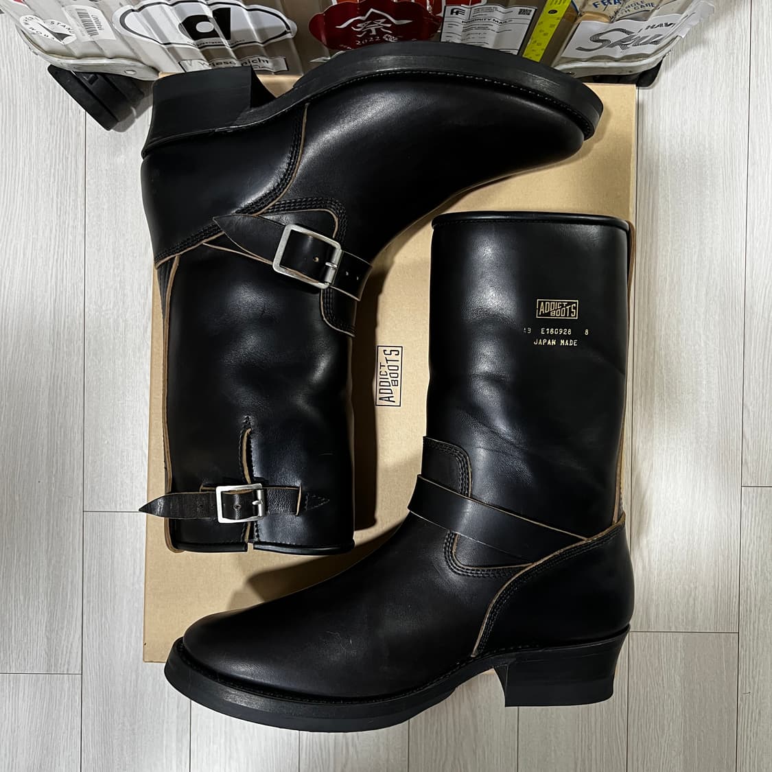 Addict Boots 홀스벗 엔지니어 부츠 블랙 8 상품이미지1