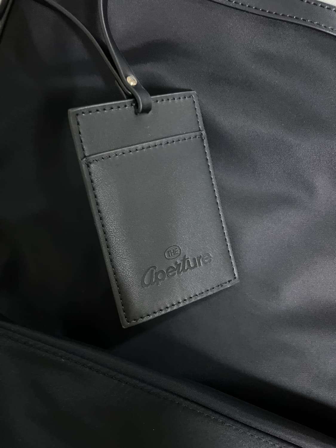 디애퍼처 Bulky 블랙 나일론 가방 상품이미지3