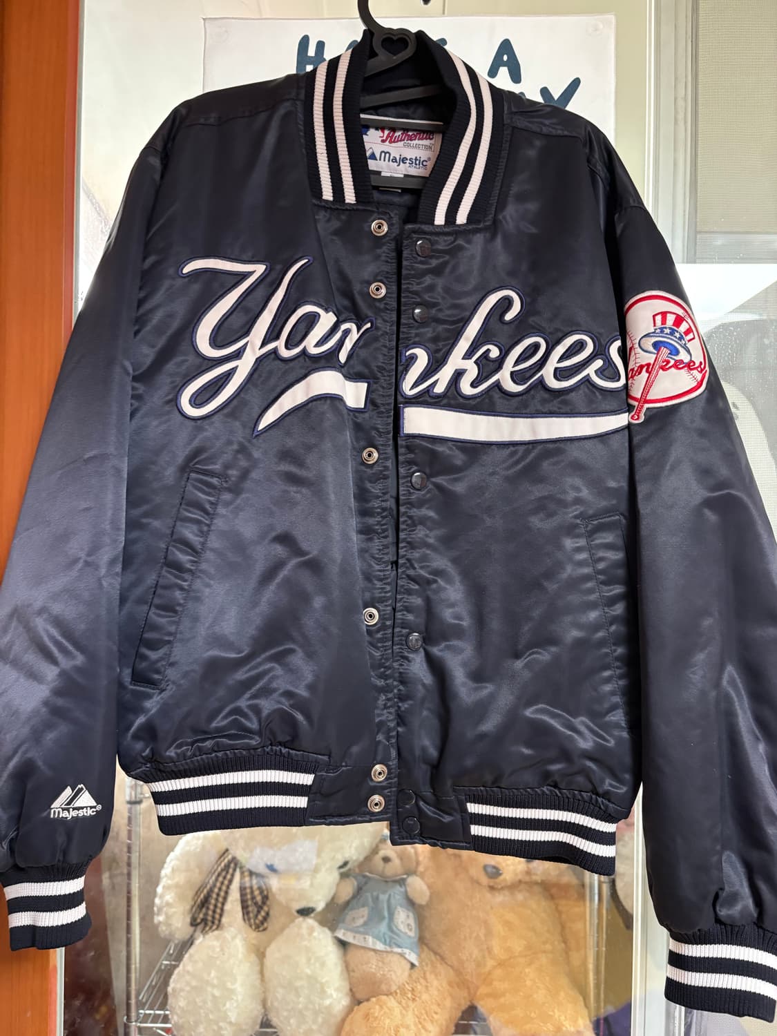 양키스 마제스틱 블루종 판매합니다 상품이미지1