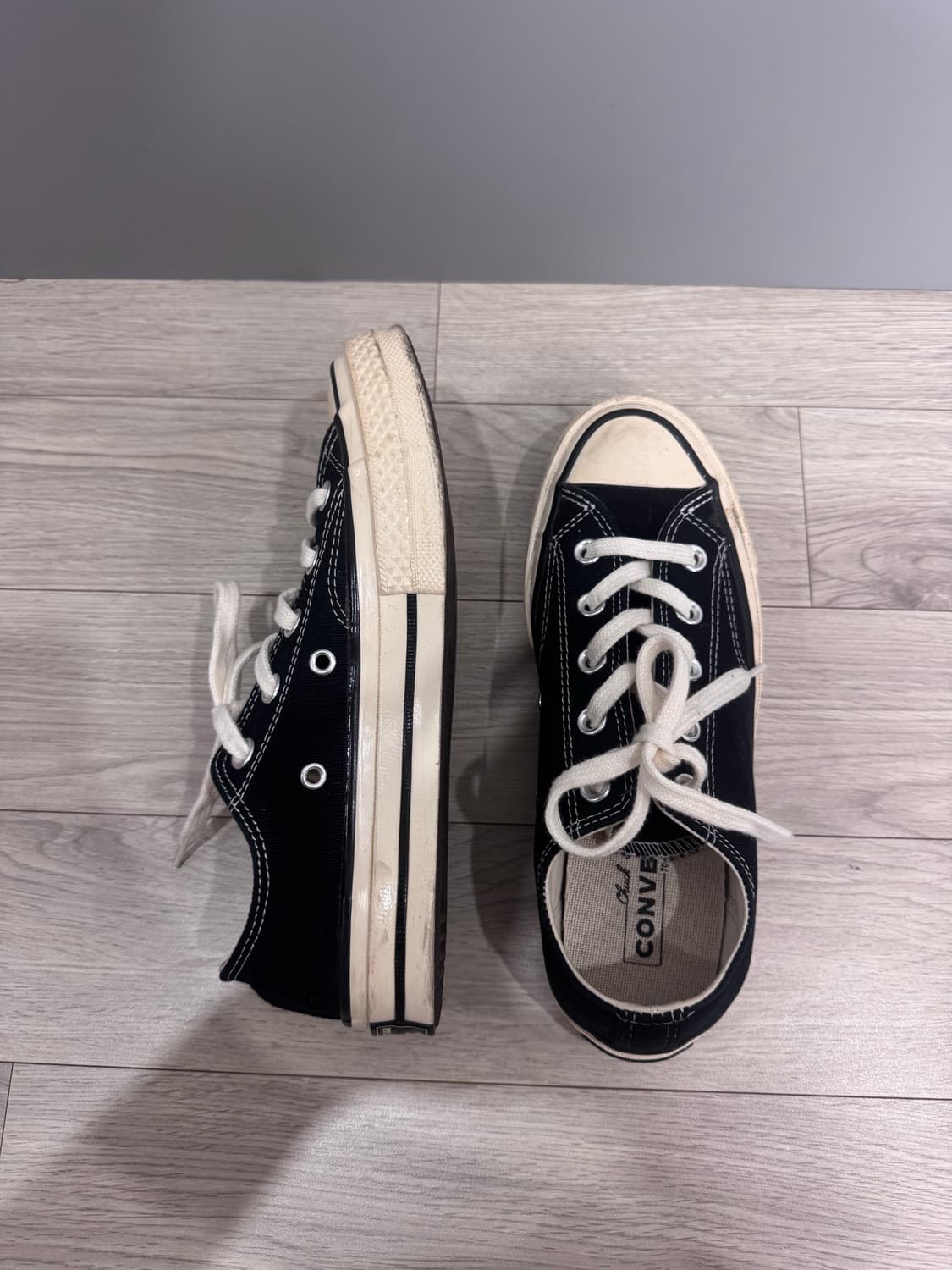 컨버스 척 70 클래식 블랙 로우 상품이미지4