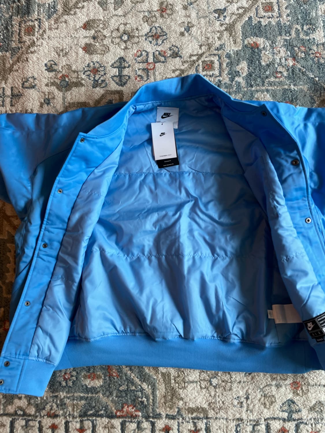 나이키 에어 바시티 자켓 유니버시티 블루 (새제품. L) 상품이미지5
