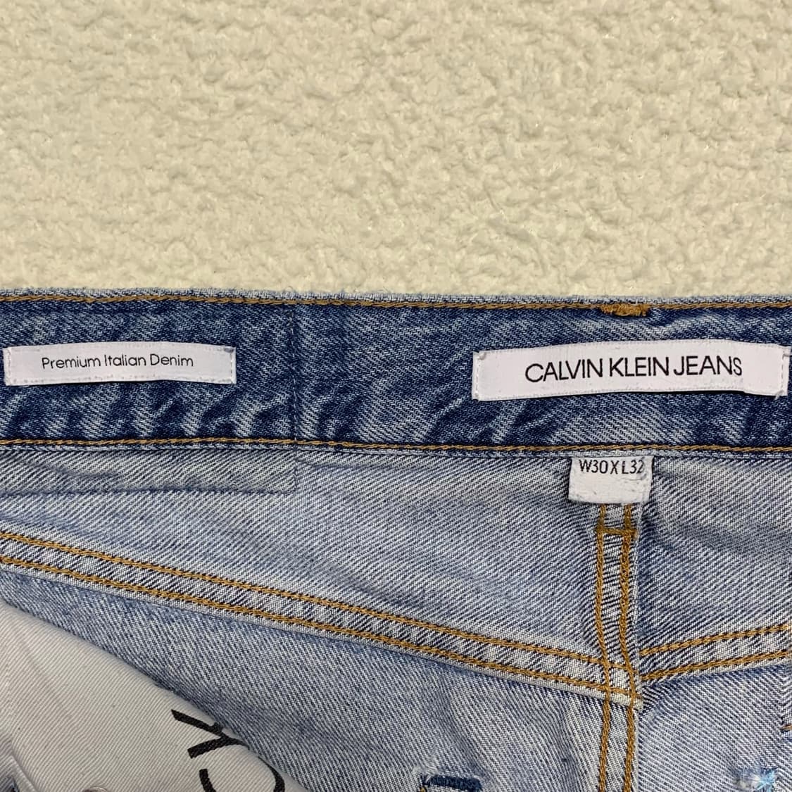 [30] 캘빈 클라인 이탈리안 프리미엄 디스트레스드 데님팬츠 상품이미지4
