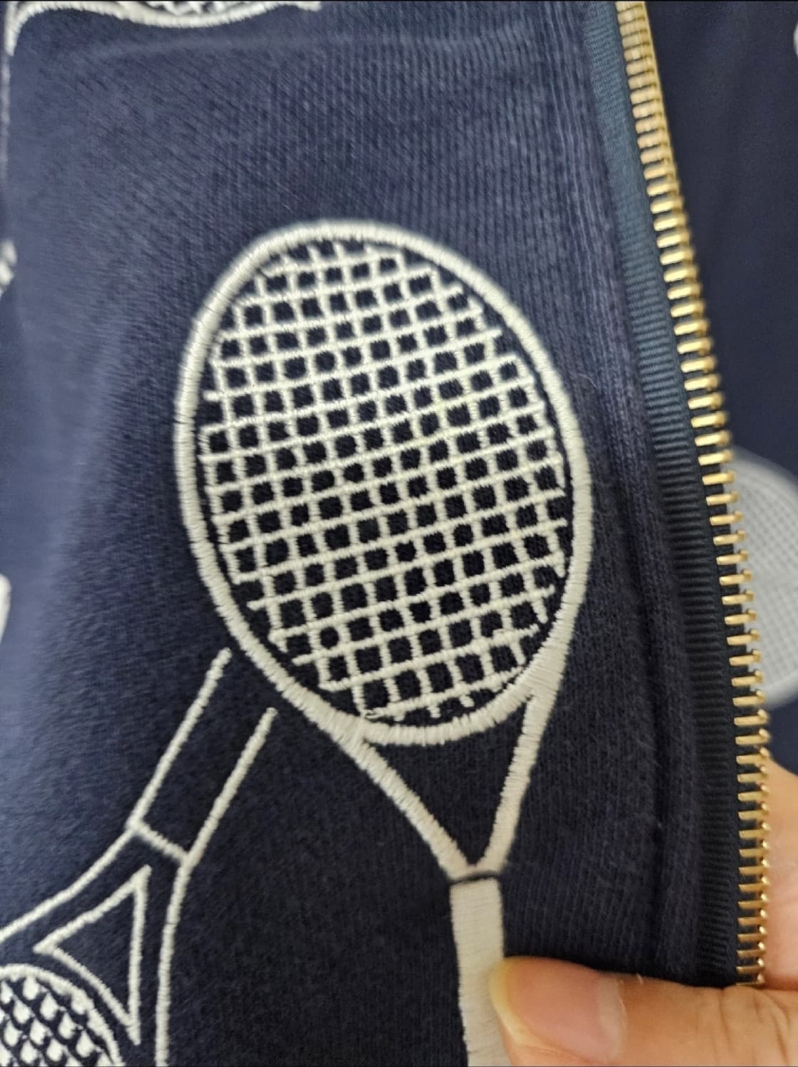 톰브라운 테니스 프린트 집업 자켓(2/백화점정품) 상품이미지5