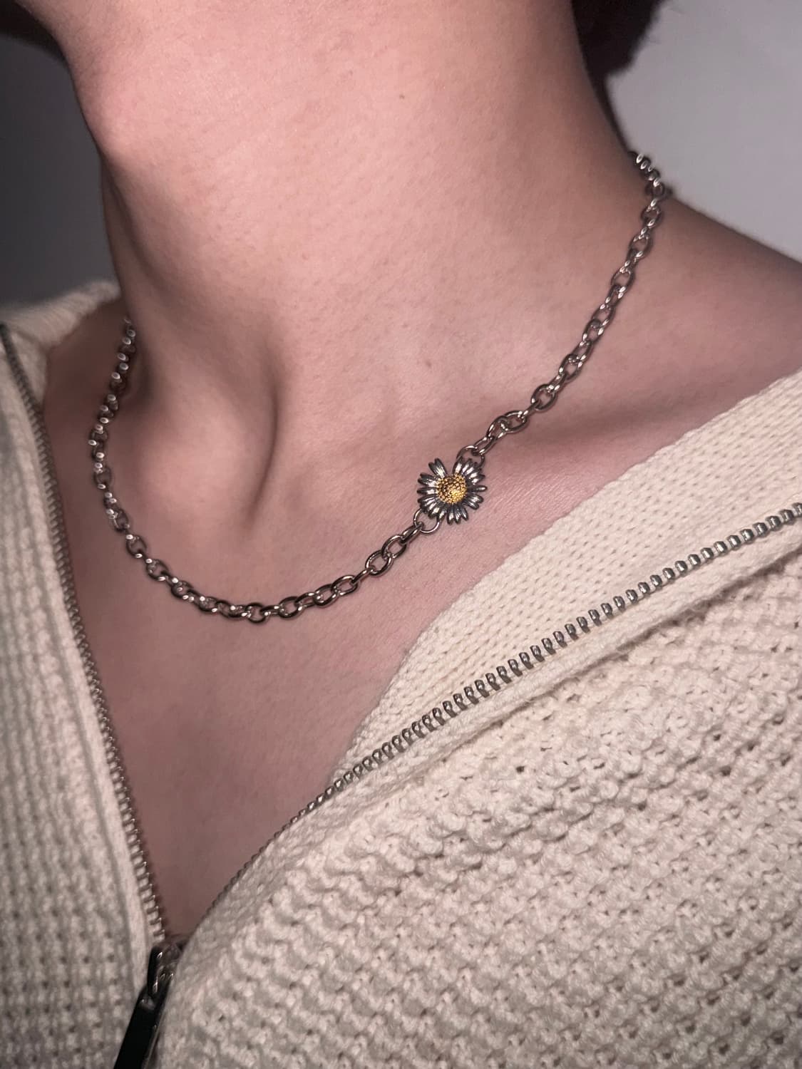 Lavender chain necklace 목걸이 상품이미지6