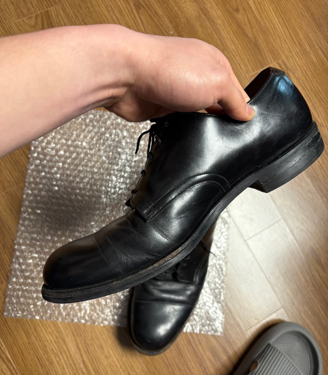 80년대 미해군 서비스 슈즈 해군 단화 280-285 상품이미지3