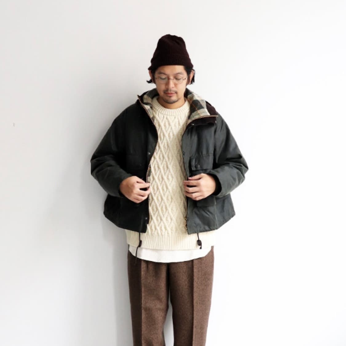 [40] 바버 캡틴선샤인 숏 후드 자켓 상품이미지4