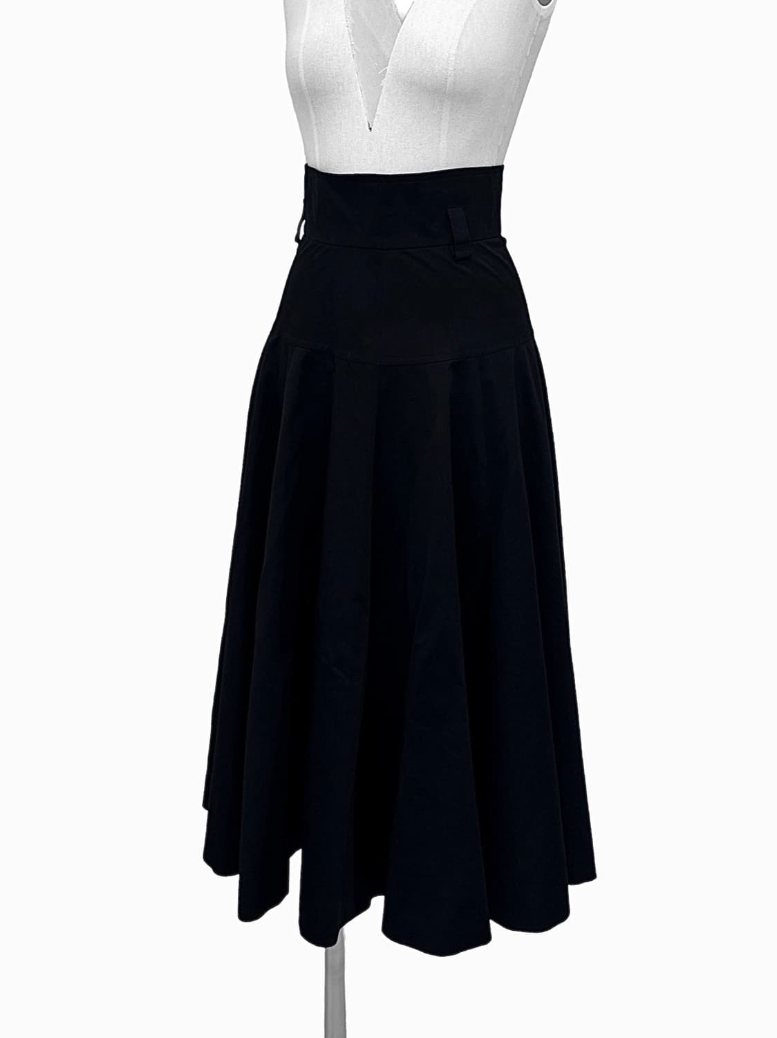 Yves Saint Laurent Black Flare Skirt 상품이미지2
