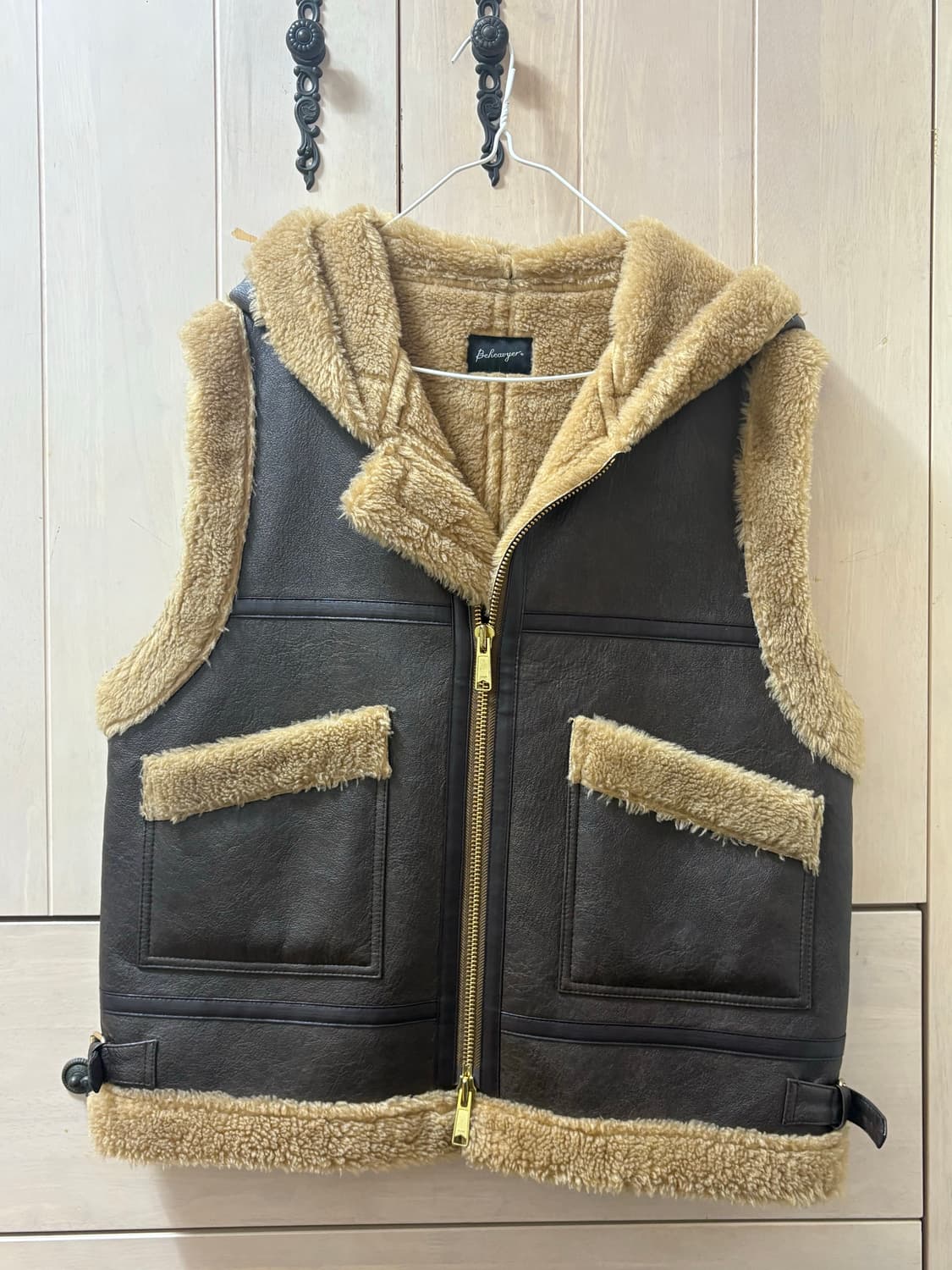 무스탕 조끼 상품이미지1