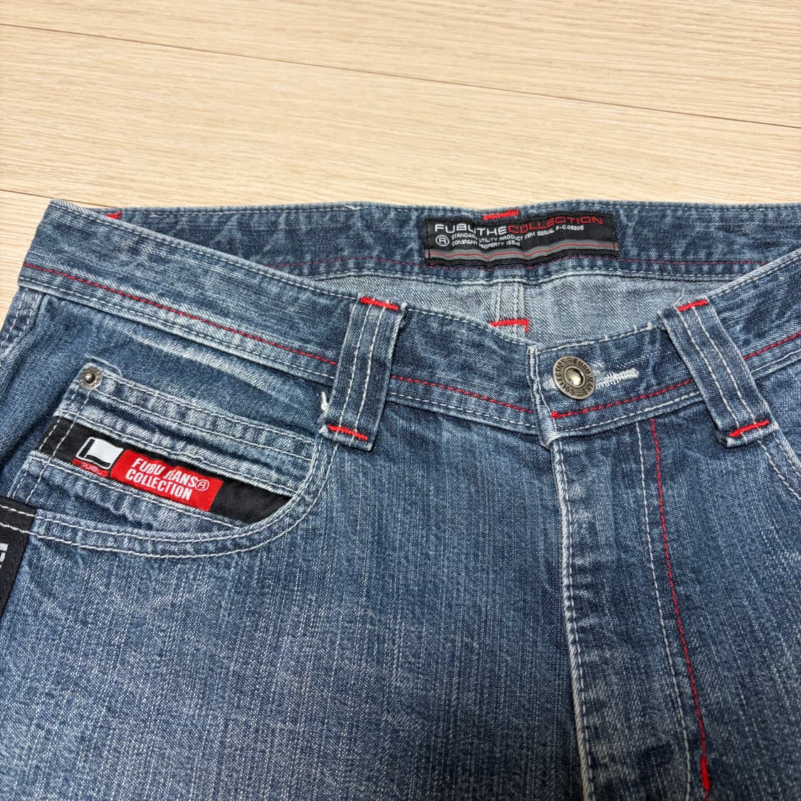 FUBU X 포드 머스탱 빈티지 데님 팬츠 상품이미지4