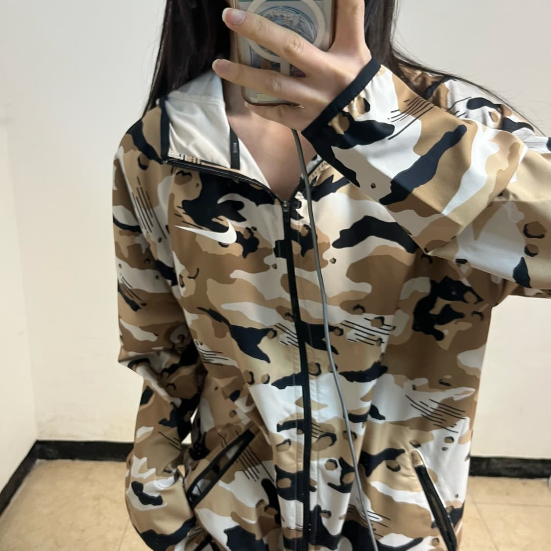 Nike camo Dri-FIT running windbreaker 상품이미지3