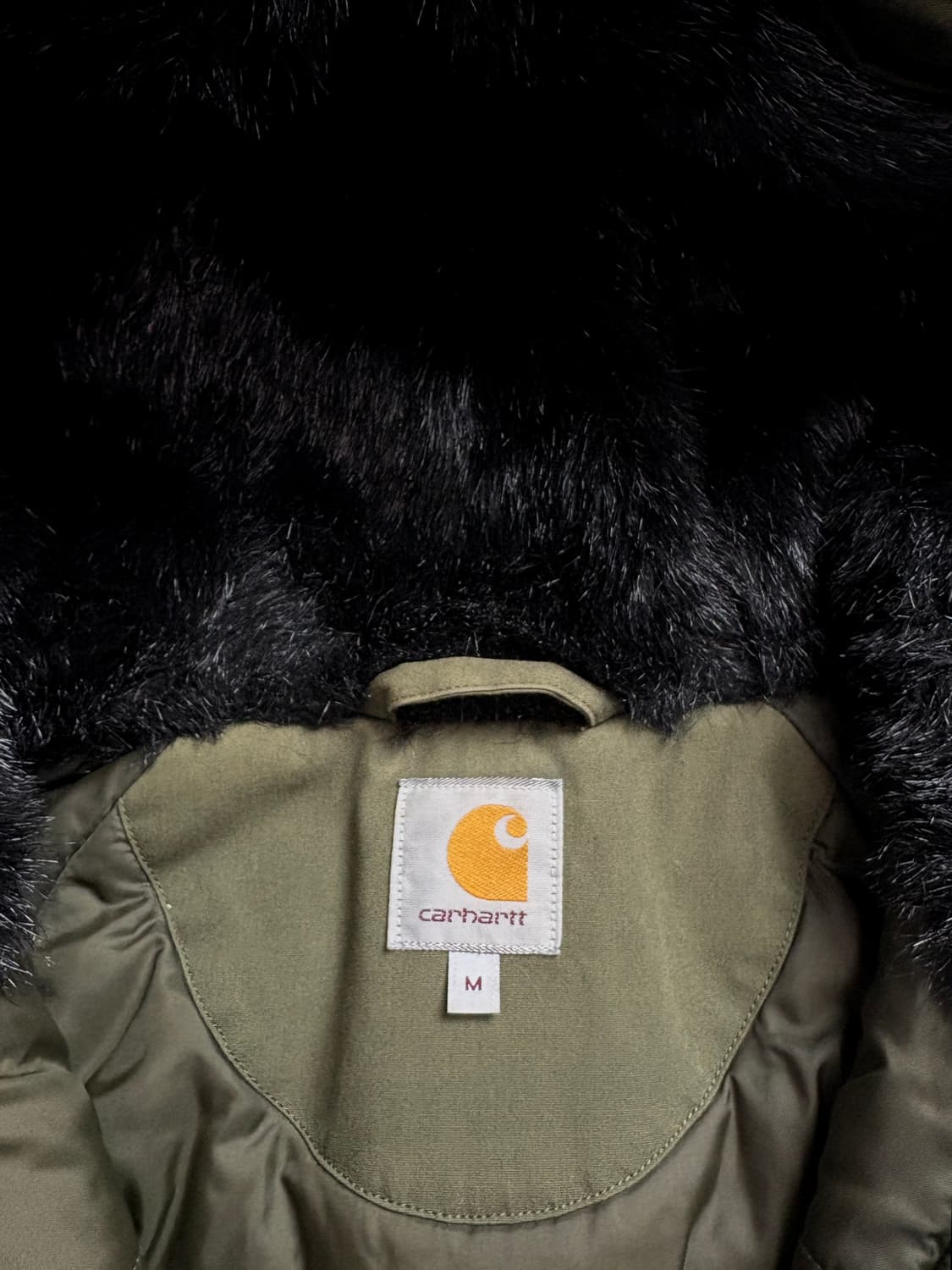 칼하트 WIP 웰론 트래퍼 파카 올리브 2022 상품이미지5