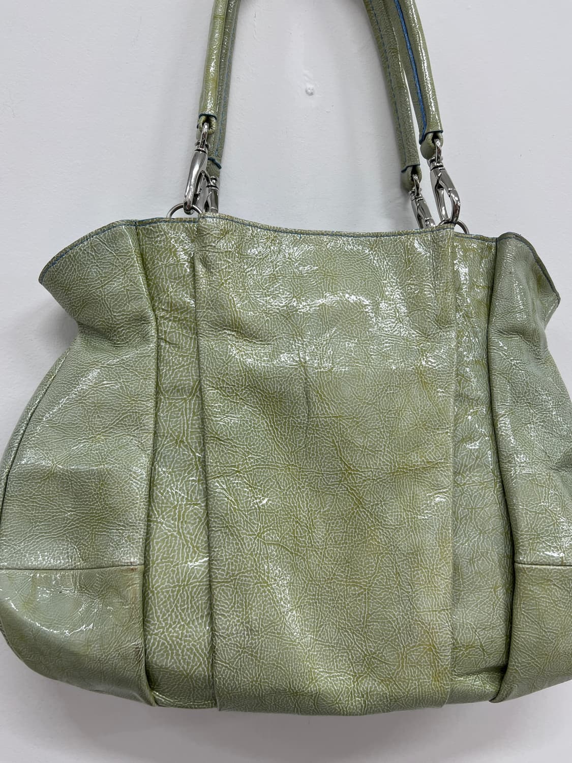 leather soft green shoulderbag 상품이미지5