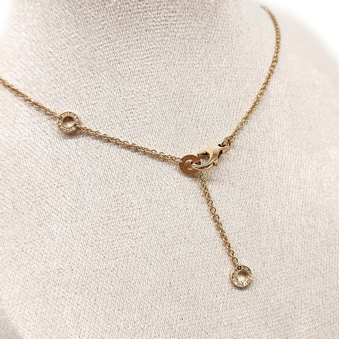 불가리 352814 비제로원 팬던트 스몰 네크리스 로즈골드 상품이미지7