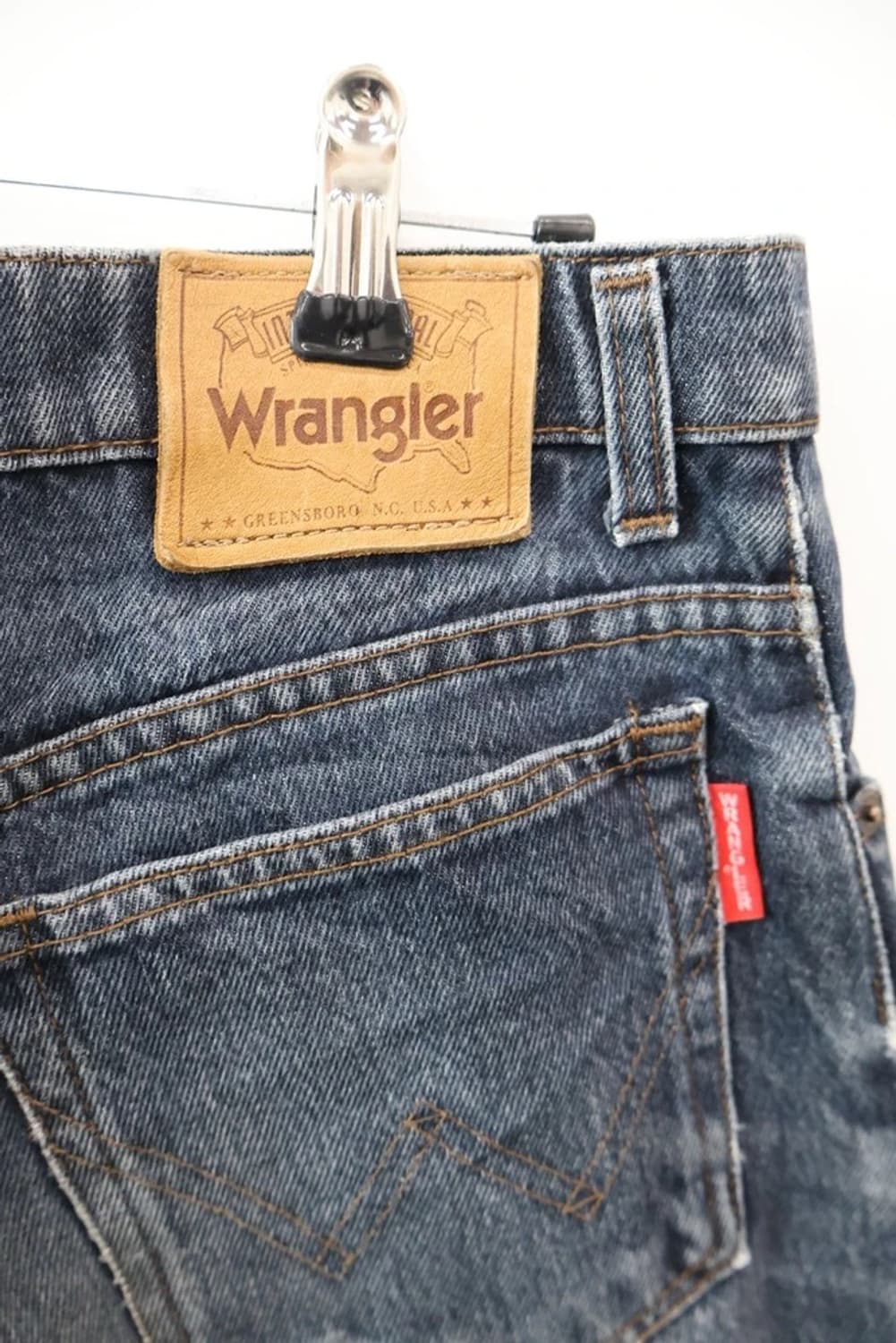 Wrangler Black Distressed Denim Pants 상품이미지6