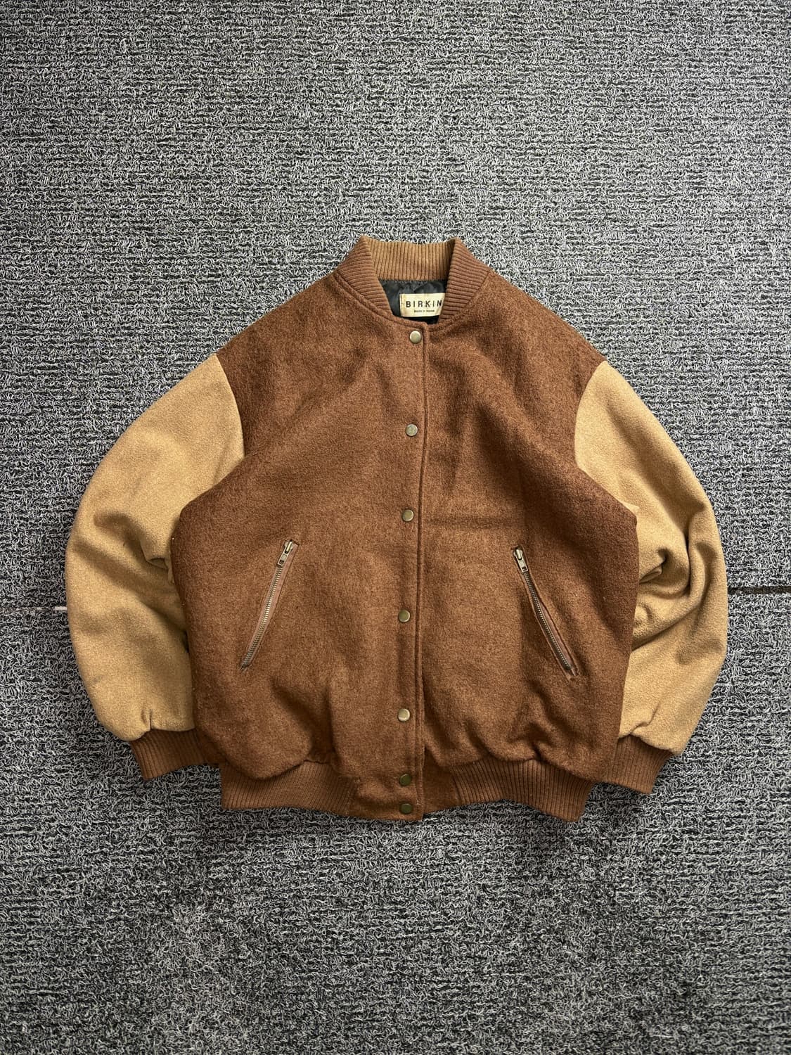 BIRKIN 빈티지 모직 바시티 자켓 2504 상품이미지2