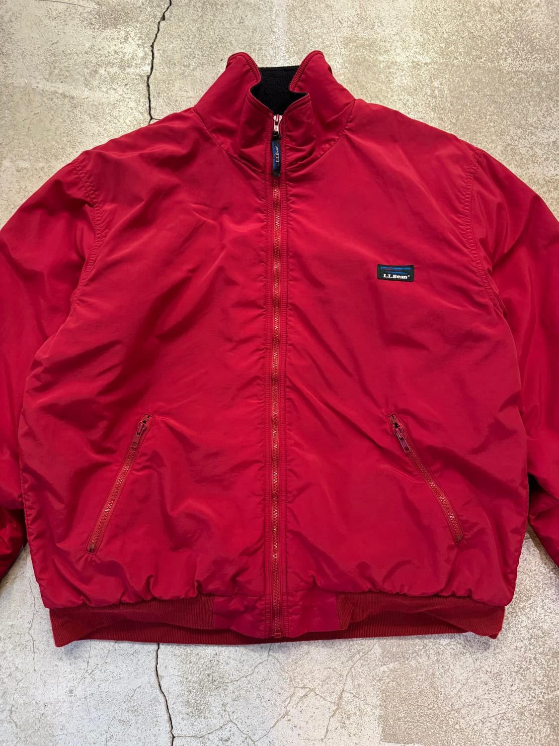 00s 엘엘빈 웜업 플리스 라이닝 자켓 상품이미지2