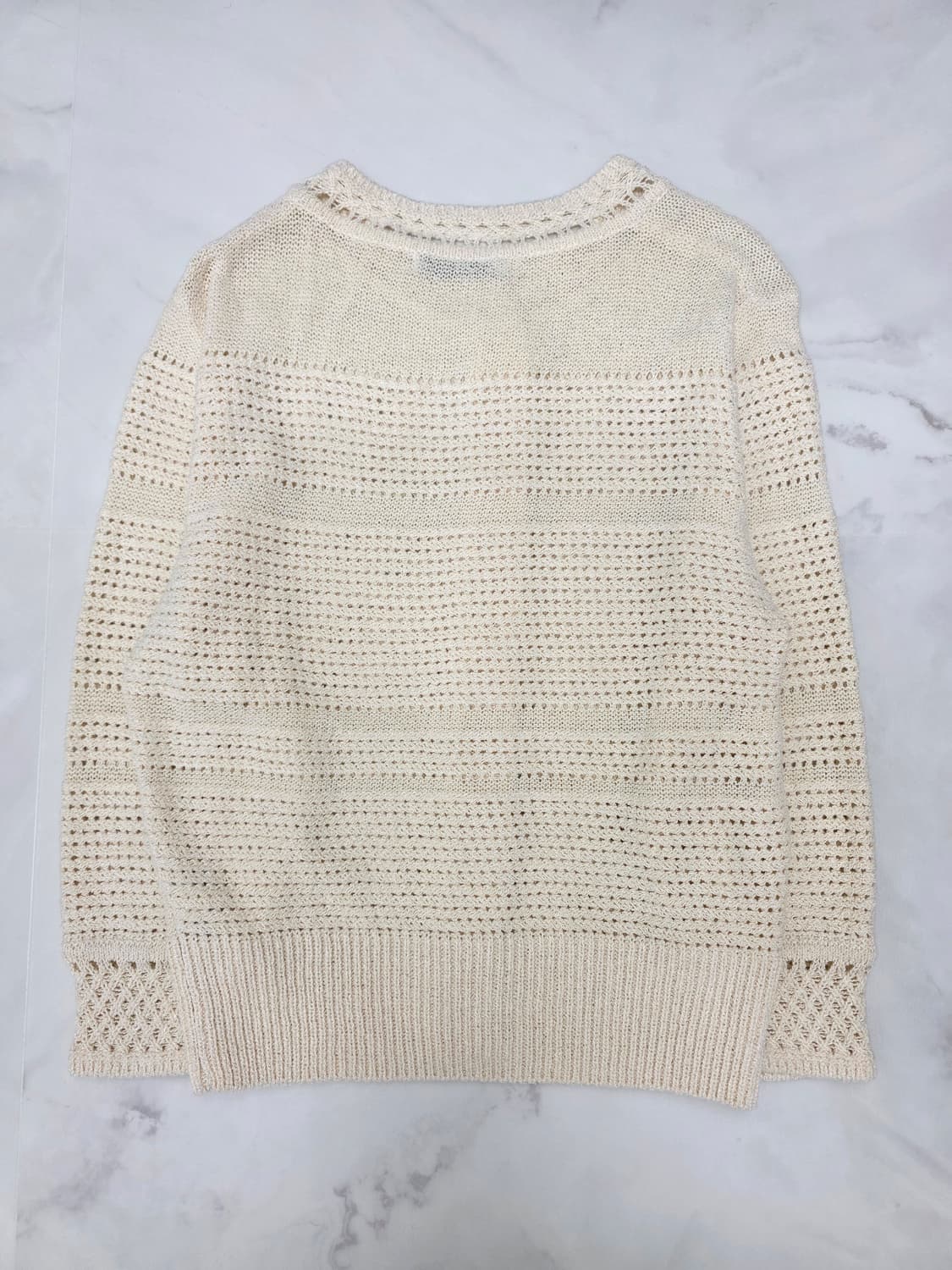 한섬 MICHAA 미샤 크림 실크 가디건 F 상품이미지5