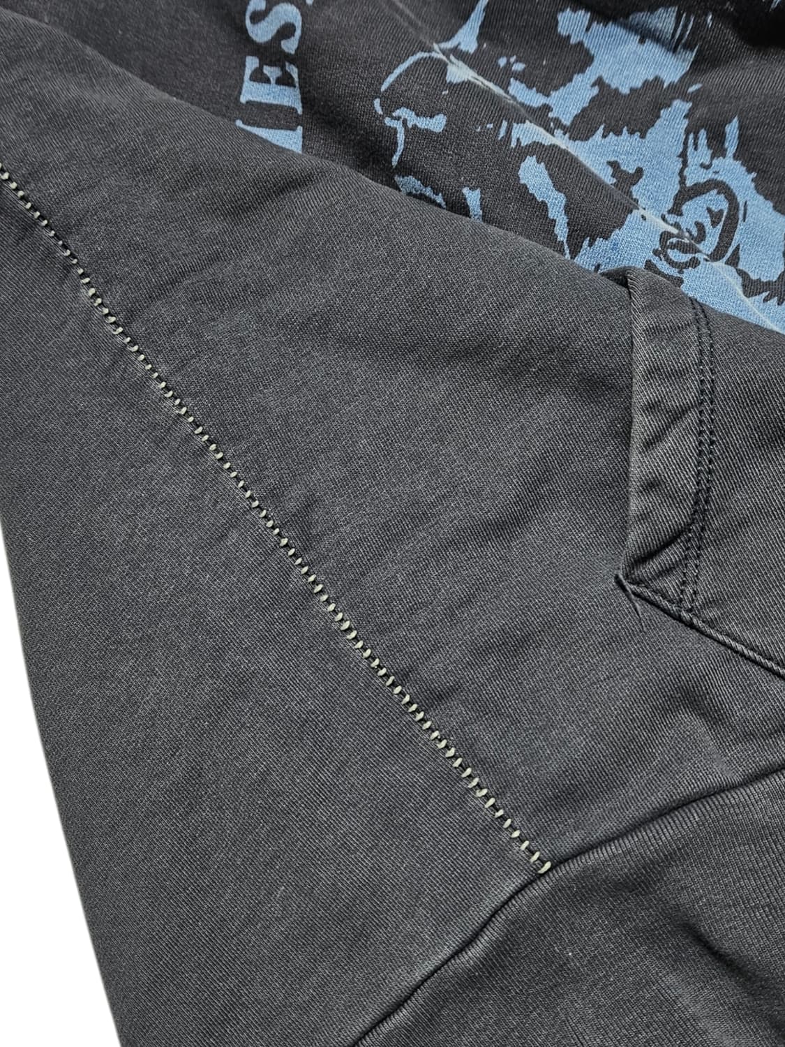 디젤 스티치 후드집업 로고 빈티지 슬림핏 L 상품이미지4