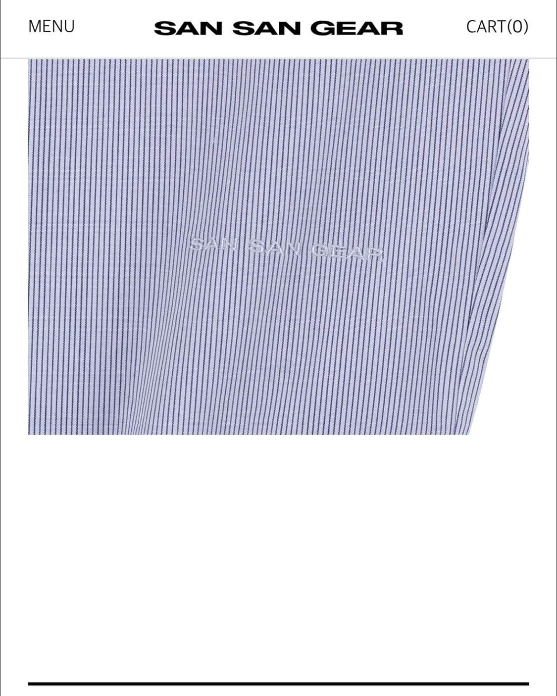 STRIPE HOOD SHIRTS [BLUE] 상품이미지7