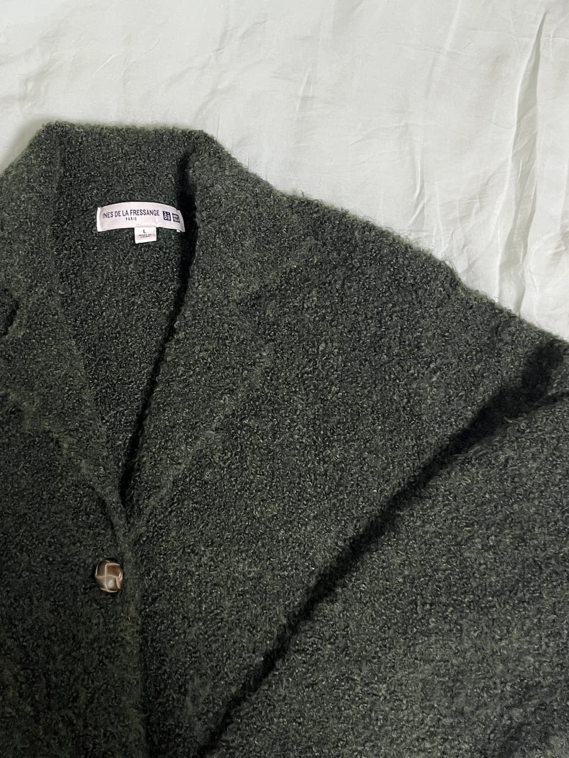 유니클로 이네스 드 라 프레상쥬 카라 부클가디건 상품이미지2