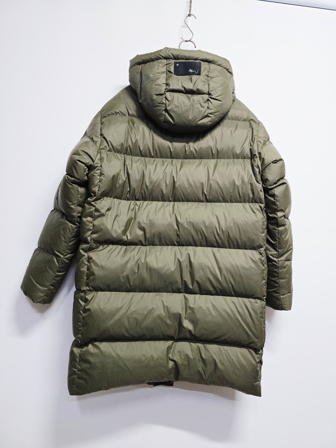 블루테일 카키색 롱 다운패딩 점퍼160 상품이미지5