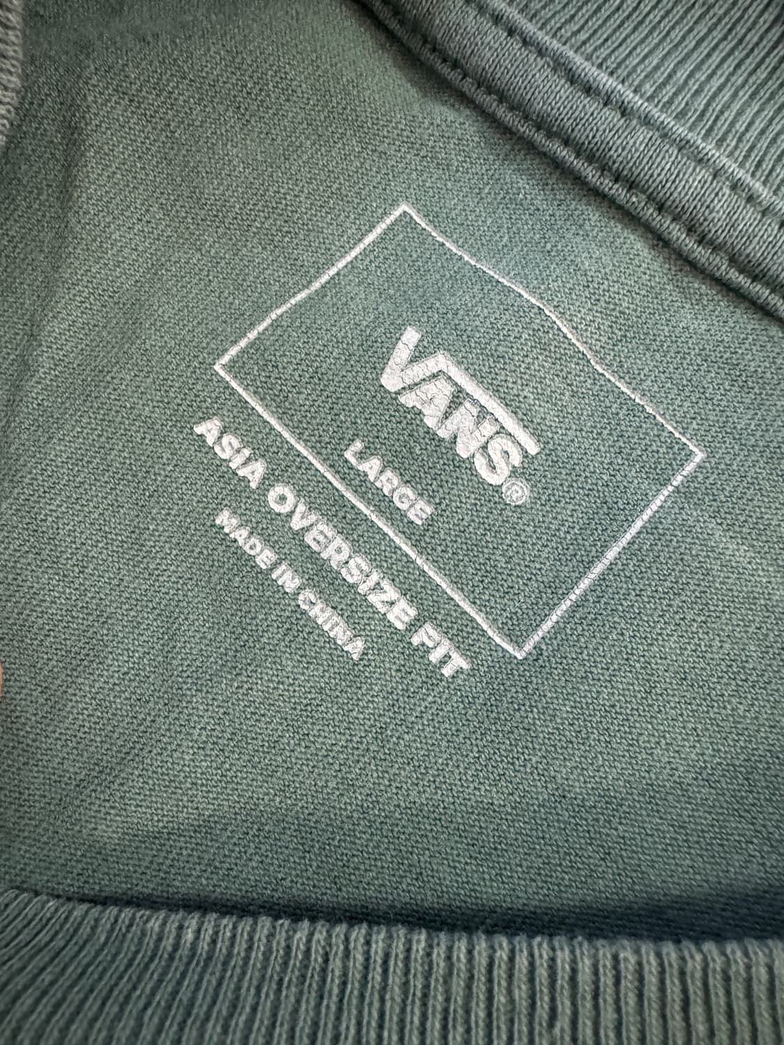 반스 Vans 원 포켓 디테일 오버핏 반팔 티셔츠 XL ~ 2XL 상품이미지3