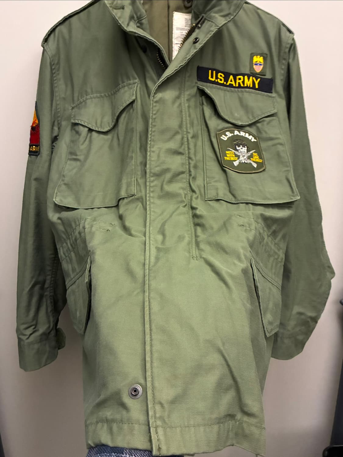 (S/R)80s USA ALPHA 알파인더스트리 민수용 m65 필드자켓 상품이미지6