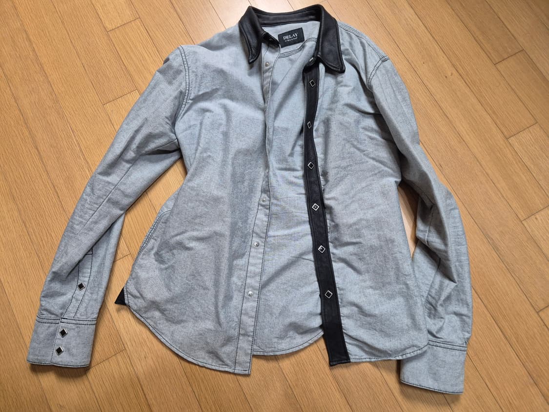 Delay by win & son 사슴가죽 트림 셔츠 상품이미지2