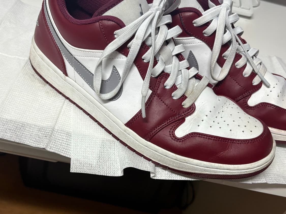 조던 1 로우 체리우드 레드 상품이미지5