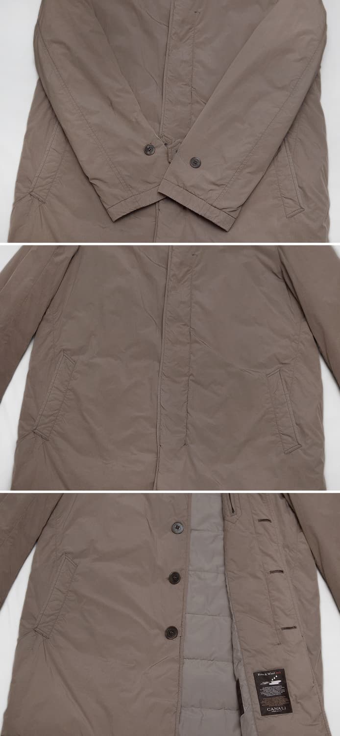 까날리 이태리 테크쉘 구스다운 클래식 패딩 코트 (50 / 100+) 상품이미지5