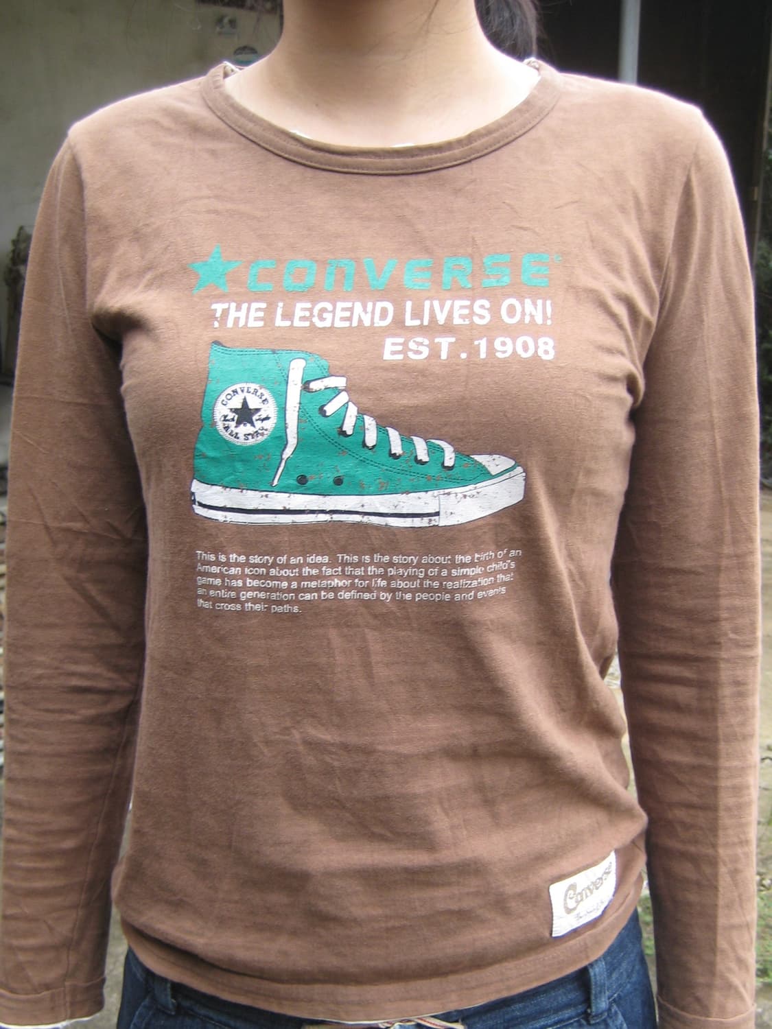 Vintage Converse Long Sleeve T-shirt  상품이미지3