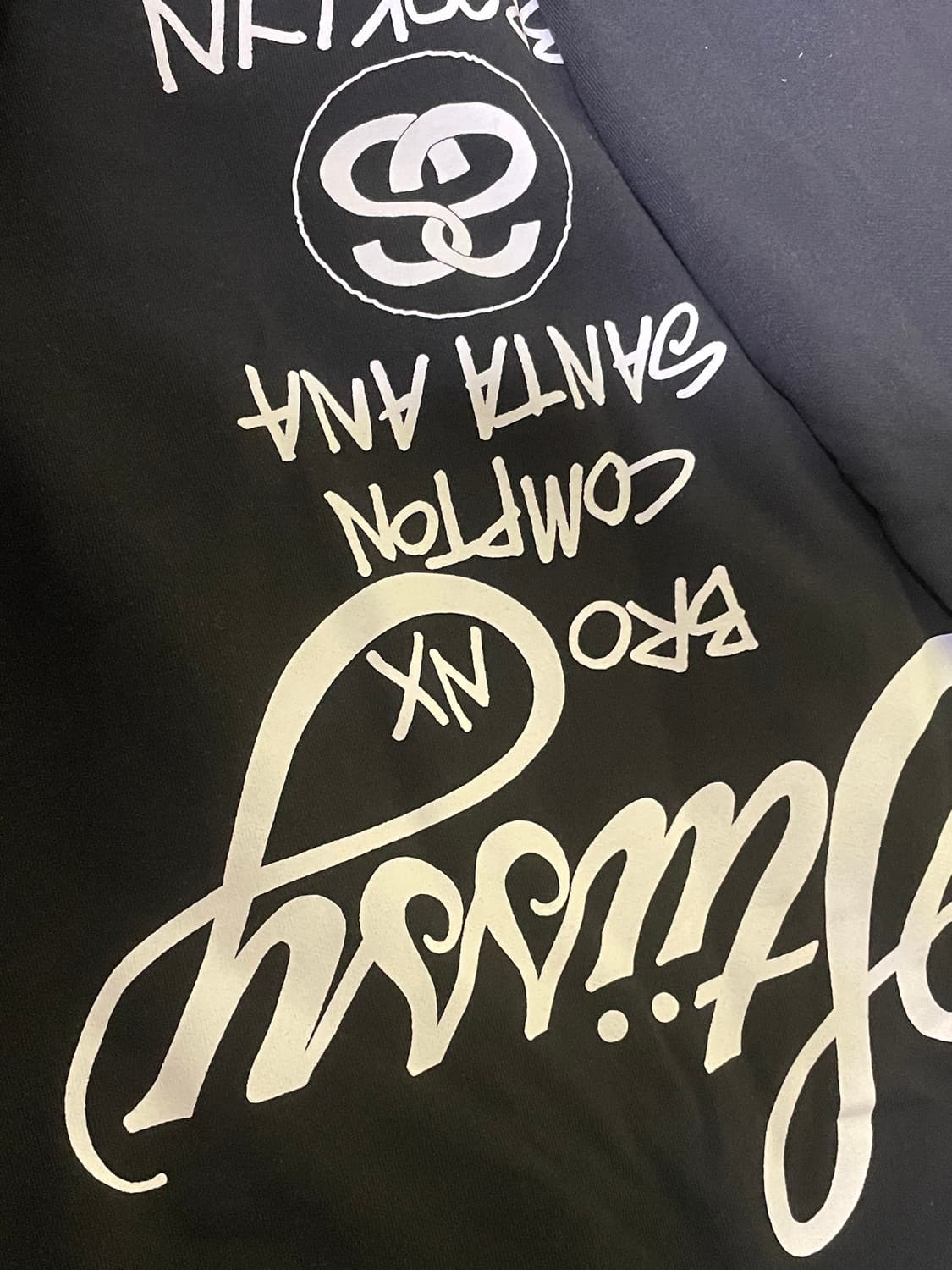 스투시 월드투어 후드티 블랙  M (2022) 상품이미지4