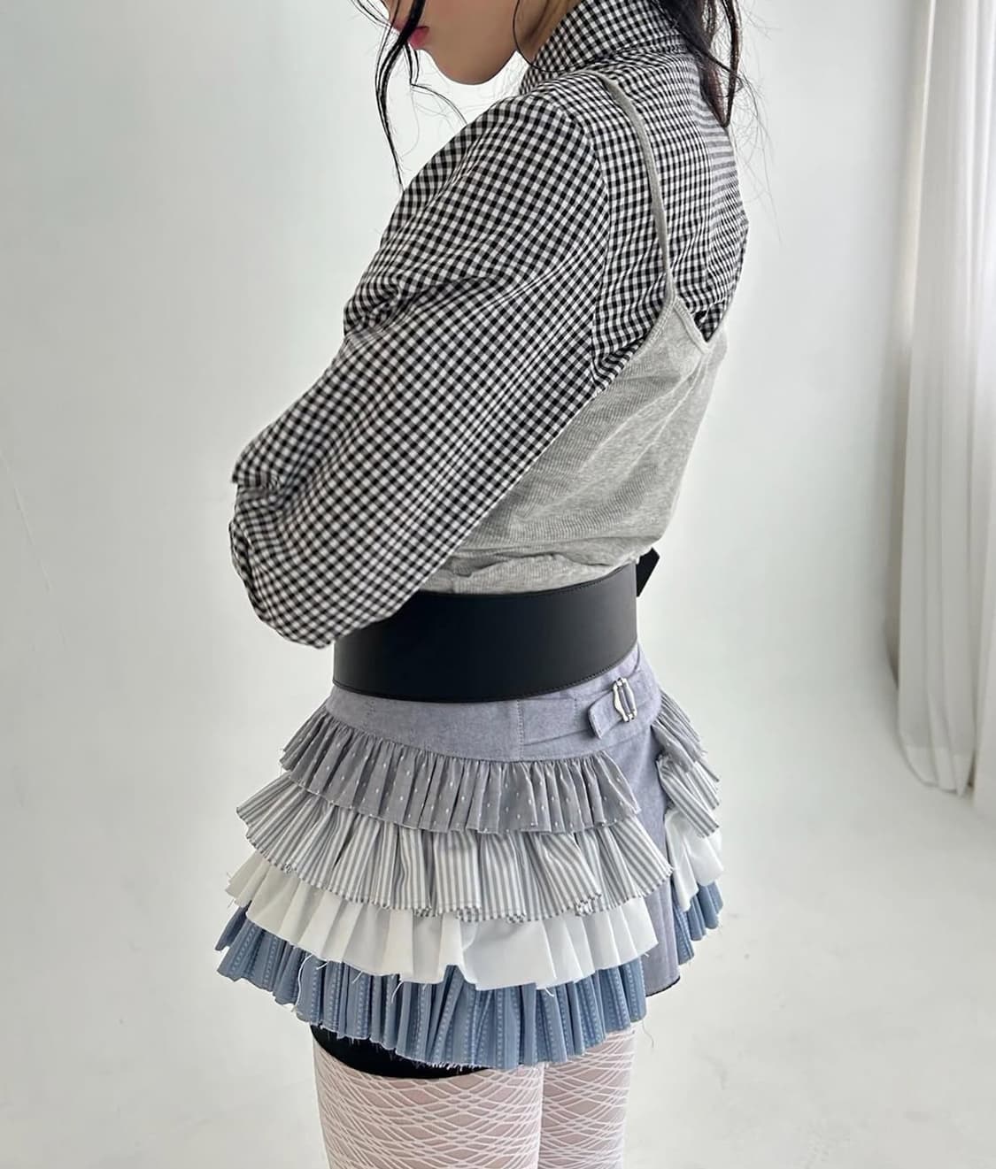 샵페어리 캉캉 패치 스커트 상품이미지1