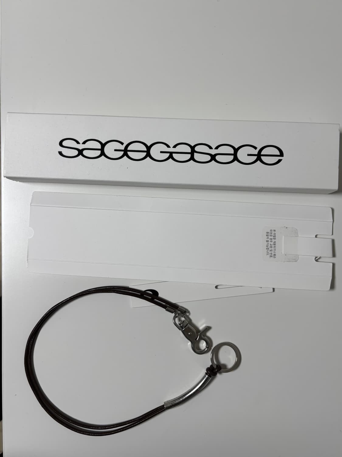 세이지가세이지 세이지가 3way Leather Necklace Brown 상품이미지2