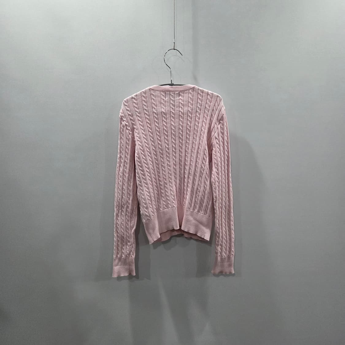 폴로랄프로렌 걸즈 케이블 니트 가디건 연핑크 M/8/10  상품이미지5