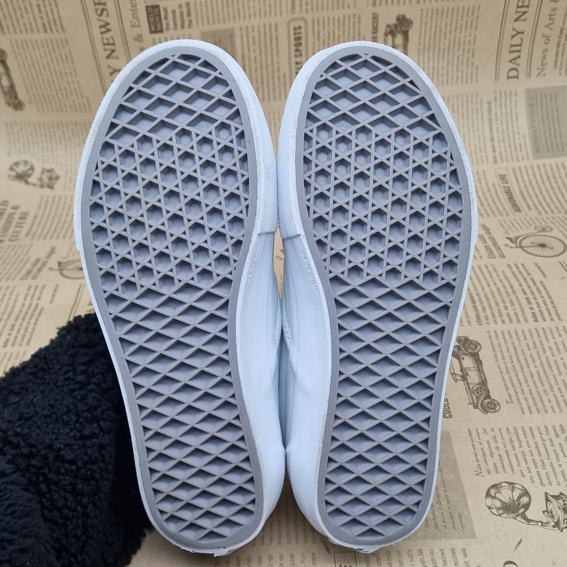 반스 슬립온 화이트 스케이트보드화230 상품이미지3