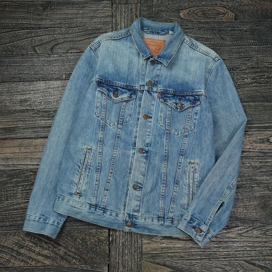 [LEVI'S] 리바이스 빈티지 워시드 타입쓰리 데님 자켓 M16734 상품이미지1