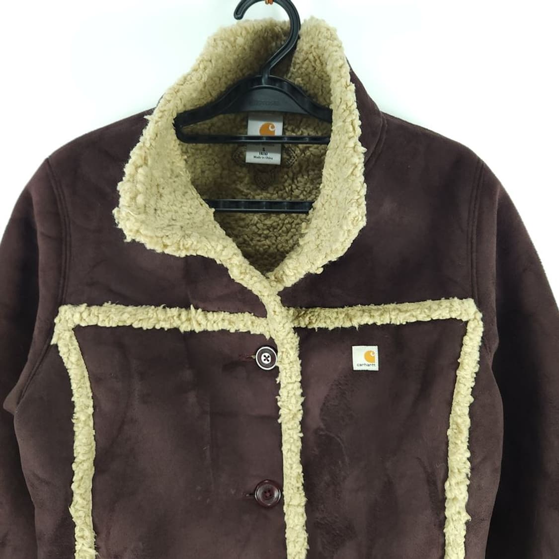 [여S]칼하트 와인 인조 무스탕 자켓[Y3C-161] 상품이미지2