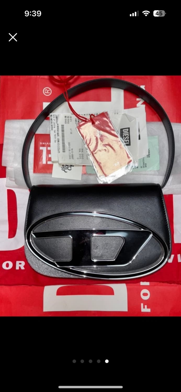 디젤 1DR 블랙 (풀박스 시부야 디젤 매장 구매/ 영수증,더스트,쇼핑백 상품이미지1